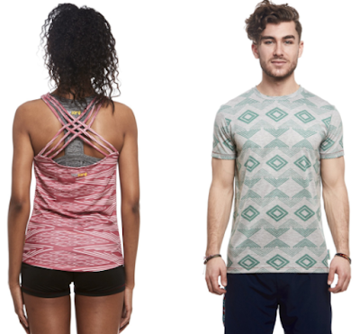 Janji men's Renegade tee or women's Raquel tank