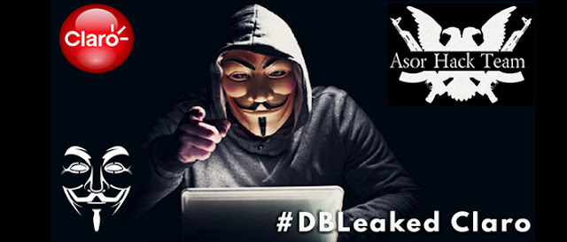 Anonymous expõe base de dados completa da operadora Claro.