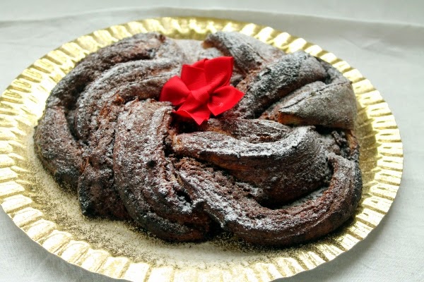 Estonian Kringle de chocolate