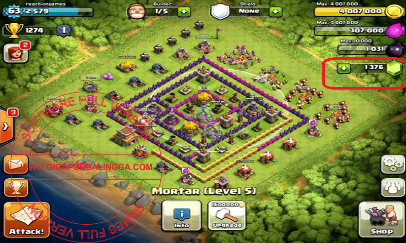 Cara Dapatkan Gems Clash of Clans GRATIS