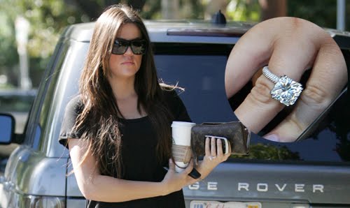 khloe kardashian ring. WITH KHLOE KARDASHIAN#39;S