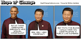 obama, obama jokes, political, humor, cartoon, hope n' change, hope and change, stilton jarlsberg, beijing, china, net neutrality