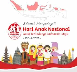 kartu ucapan selamat hari anak nasional 2023