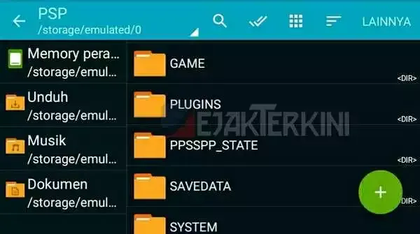 cara ekstrak file di emulator ppsspp
