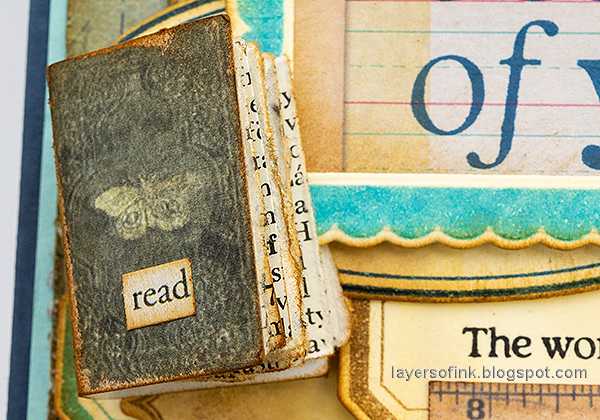 Layers of ink - Stacked Labels Teacher's Card Tutorial by Anna-Karin Evaldsson.