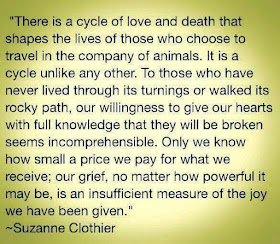 Sympathy Poem on Pet Loss by Suzanne Clothier