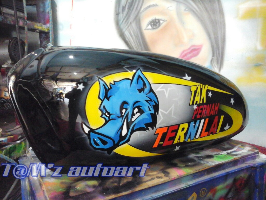 Airbrush Animasi Kartun Kolek Gambar