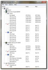 How To Check Temperature PC Components With Open Hardware Monitor