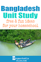This Bangladesh unit study is packed with activities, crafts, book lists, and recipes for kids of all ages! Make learning about Bangladesh in your homeschool even more fun with these free ideas and resources. #bangladesh #homeschool