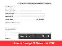 Download RPP KTSP SD Kelas 1, 2, 3, 4, 5, 6 Lengkap Semester I dan II