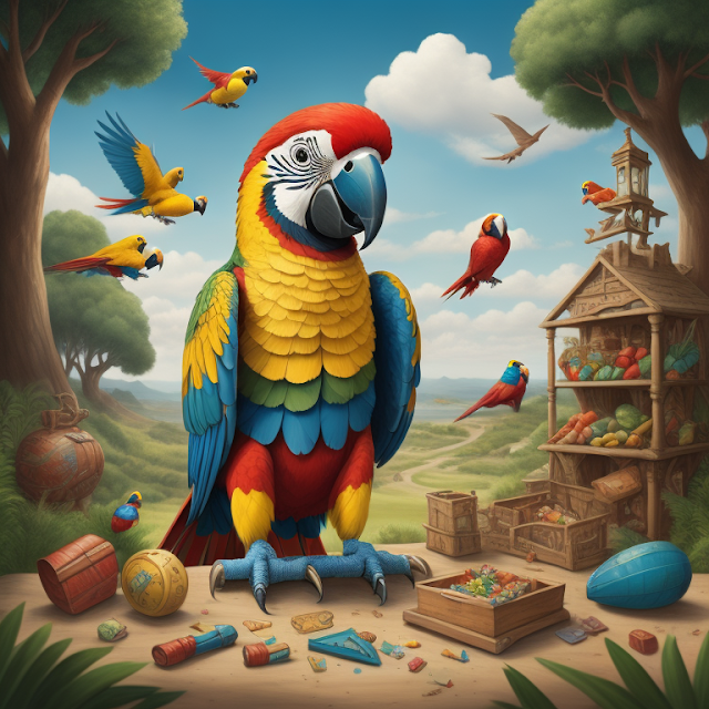 Toys for Macaw Parrot