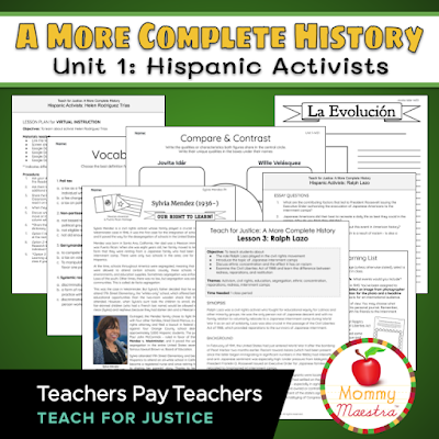 A More Complete History: Hispanic Activists (Unit 1)