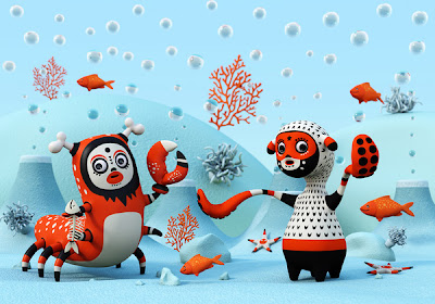 Cute 3D Characters by Teodoru Badiu Seen On lolpicturegallery.blogspot.com