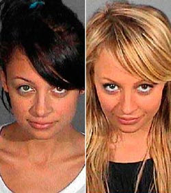 Nicole Richie mug shot mugshot