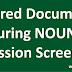 Required Documents During NOUN Admission Screening