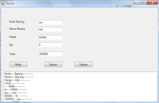 applikasi program penjualan barang sederhana menggunakan visual basic | JavaOne45