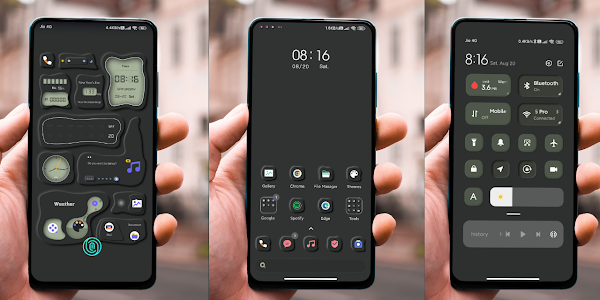 Black Ink is Amazing theme with Dark look For MIUI 12 And MIUI 12.5