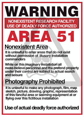 Area 51 sign