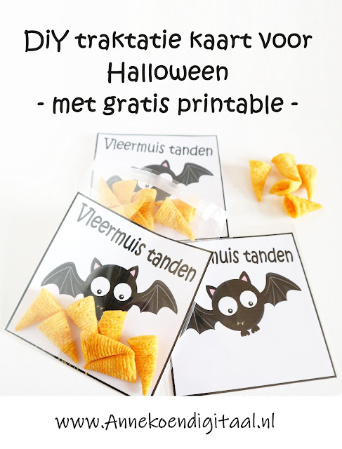 Halloween traktatie zakje maken