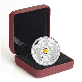 Canada 15 Dollars Silver Hologram Coin Box 2013 Maple of Peace