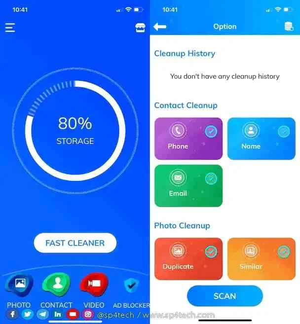 8. Boost Cleaner: سريع وسهل الاستخدام