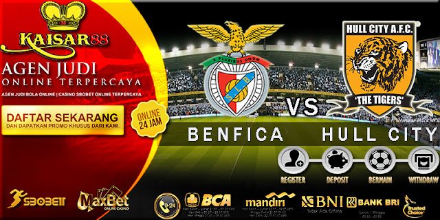 PREDIKSI BENFICA VS HULL CITY 23 JULI 2017