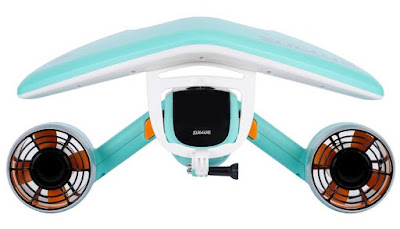 The WhiteShark MIX, The World’s Smallest Underwater Scooter Equipped With Double Thrusters For Swimming, Snorkeling, Diving