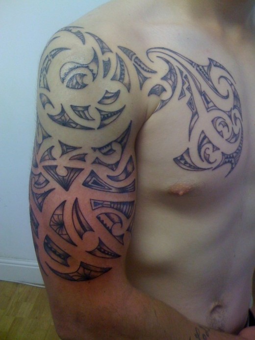 Arm and Chest Tattoo Designs Collection of 2011
