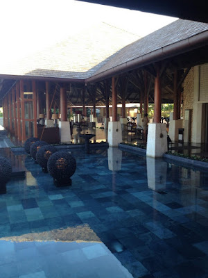 Reflecting Pools in the Lobby of Shangri-La Boracay