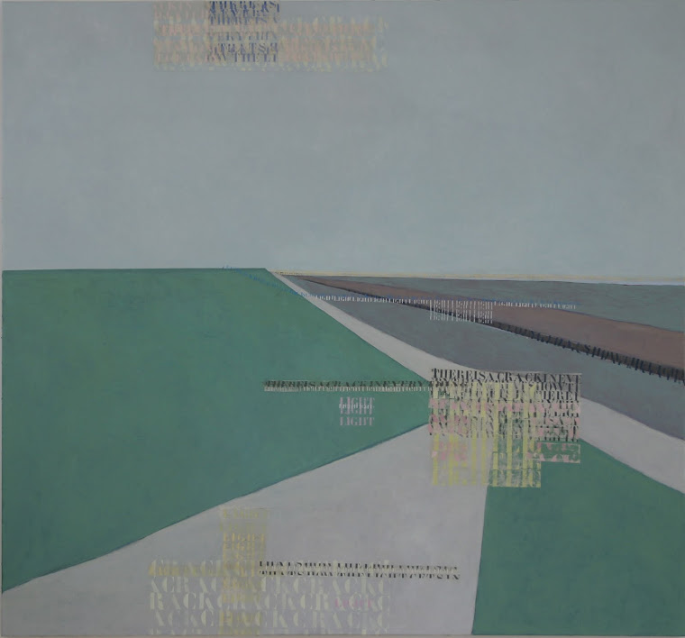 there is a crack...., 130x160cm.
