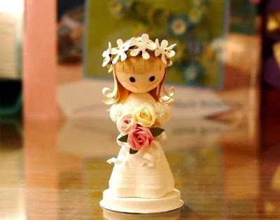 wonderful 3D paper quilling dolls