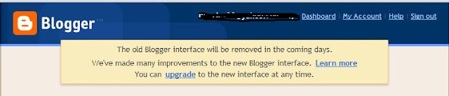sedih tinggalkan dashboard lama Blogger