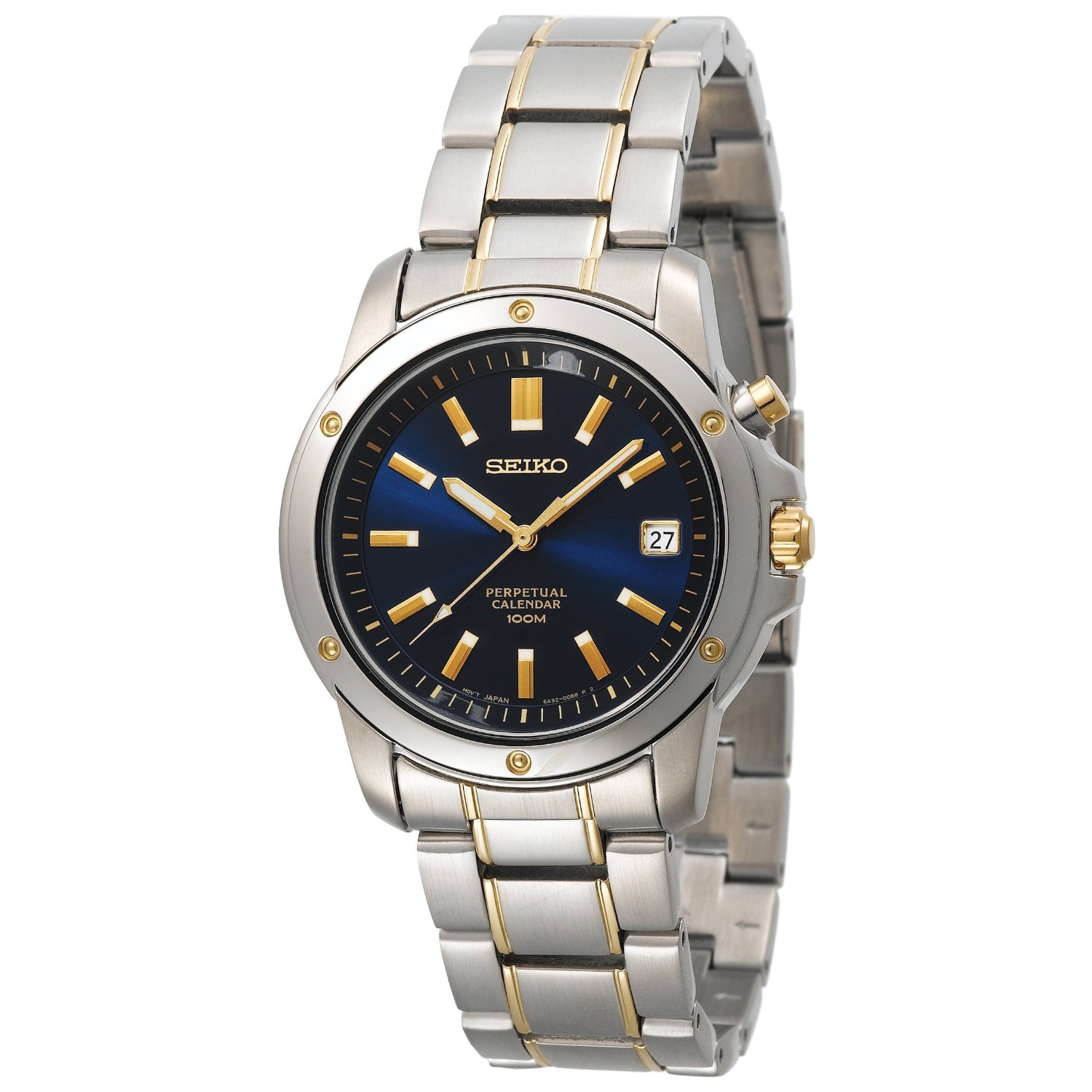 Seiko Men's SNQ010 Perpetual Calendar Watch