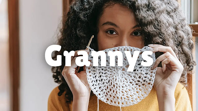 Patrones de grannys para tejer manteles, blusas y chaquetas | Ebook No. 94