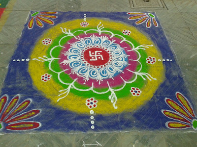 New Year Rangolis