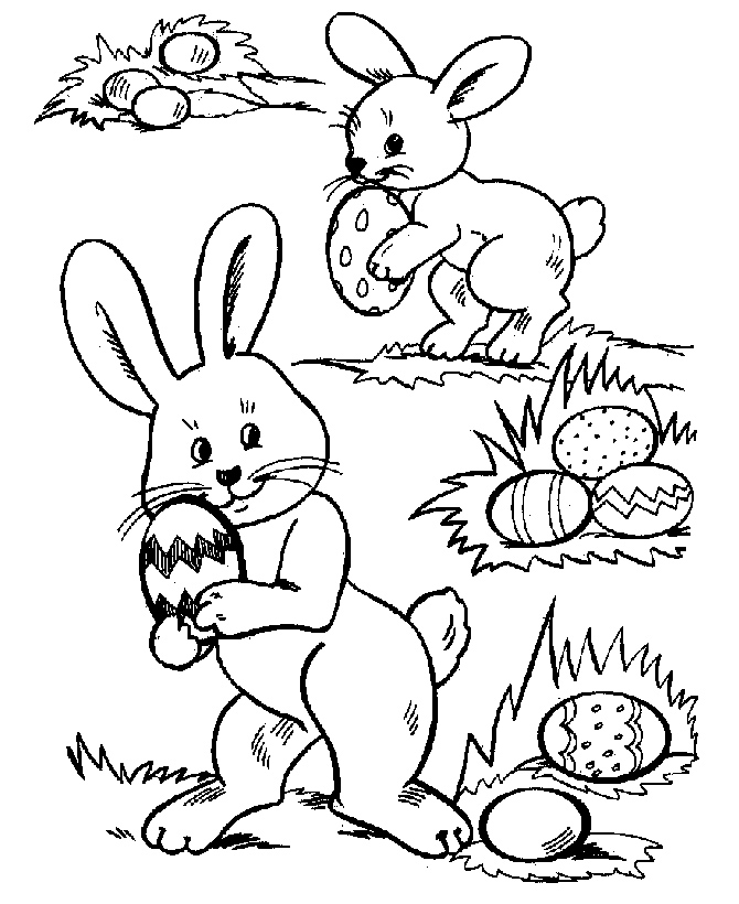 Easter Coloring Pages Free 6