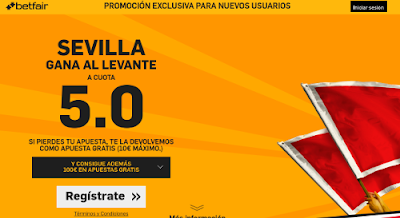 betfair Sevilla gana Levante supercuota 5 Liga España 11 septiembre