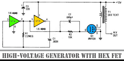 High-Voltage Generator with HEX FET