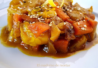 Salteado de verduras al estilo oriental