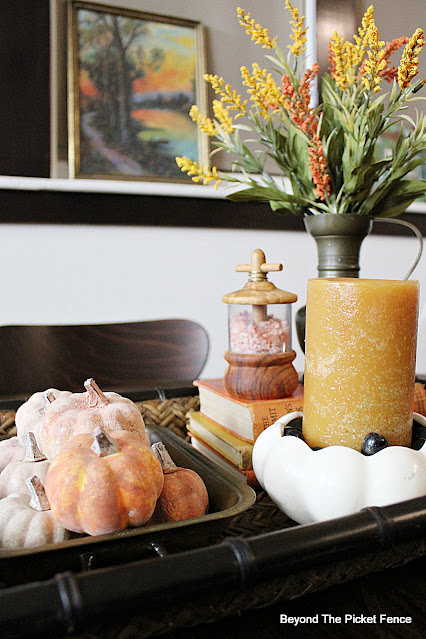 Thrifty Thursday Creating an Eclectic Autumn Vignette