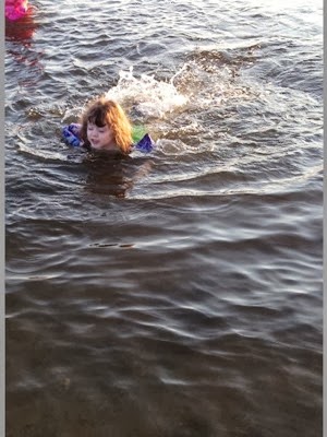 learning to swim