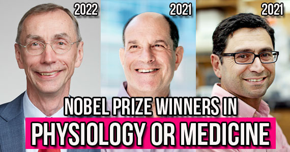 List of Nobel Prizes Physiology or Medicine Winners (1901-2022)