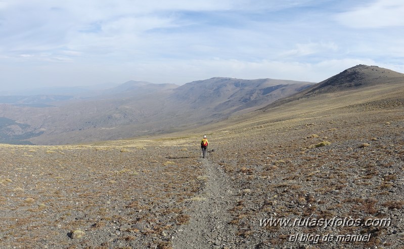 Cerro Pelado - Cerro Rasero desde el Refugio de Postero Alto