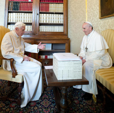 Francis and Benedict together at Castel Gandolfo