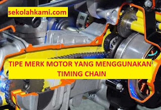 model timign chain digunakan pada motor jenis