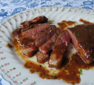 Sirloin Steak with a Ginger Butter Sauce