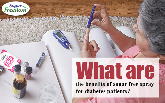 What are the benefits of sugar free spray for diabetes patients?