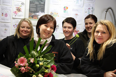 Mothering Sunday Weekend 2009 at Flower Design in St Annes on Sea