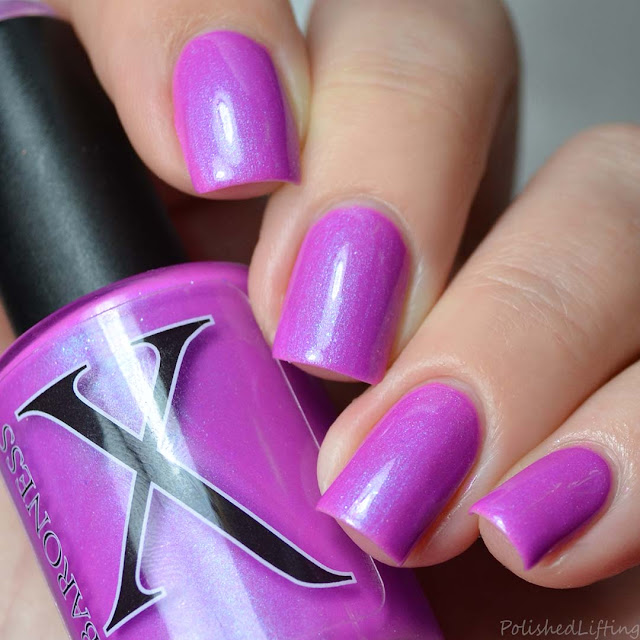 purple neon nail polish