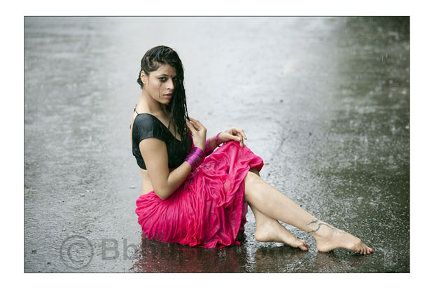 Jyothi Rana hot in rain
